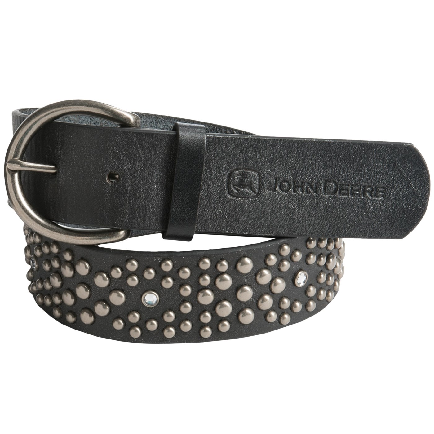 John Deere Studded Leather Belt (For Women) 106NJ 84