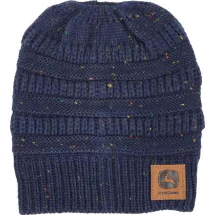 John Deere Toddler Boys JD Beanie in Navy