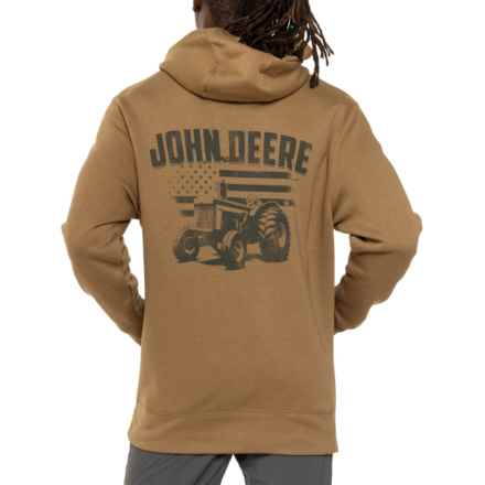 John Deere Vintage Tractor Hoodie in Brown