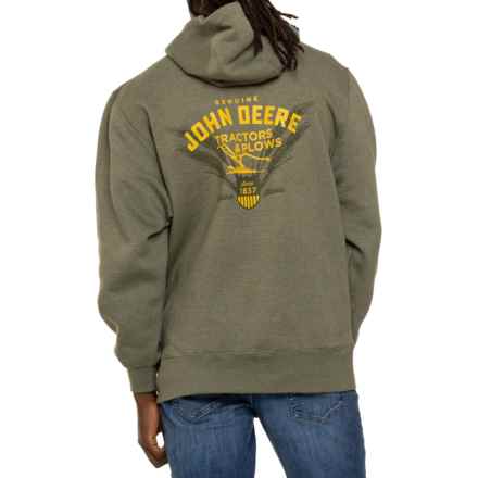 John Deere Vintage Tractor Hoodie in Olive