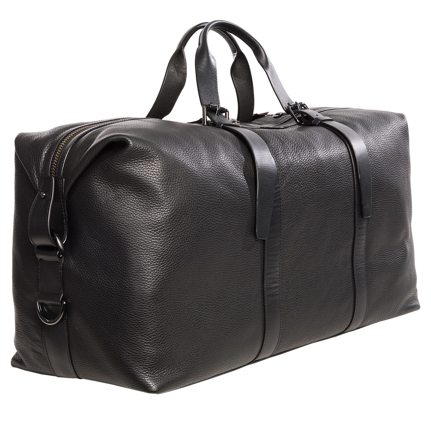 John Varvatos Star USA Driggs Leather Duffel Bag 9702K