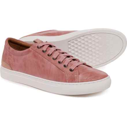 Johnston & Murphy Banks Lace-to-Toe Sneakers - Sheepskin (For Men) in Coral