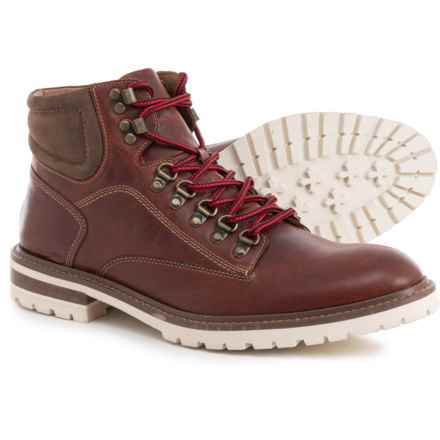 Johnston & Murphy Barrett Alpine Boots - Leather (For Men) in Mahogany Full Grain