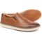 Johnston & Murphy Culling Shoes - Leather, Slip-Ons (For Men) in Light Tan Oiled Full Grain
