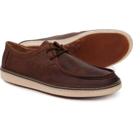 Johnston & Murphy McGuffey Moc Toe Sneakers - Oiled Leather (For Men) in Tan Oiled Full Grain
