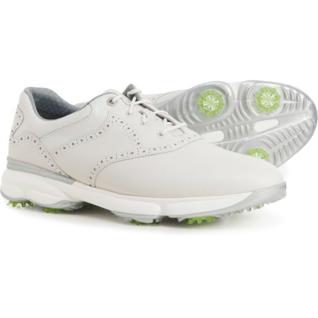 Johnston & Murphy XC4® GT1-Luxe Golf Saddle Shoes - Waterproof, Leather (For Men) in White/White