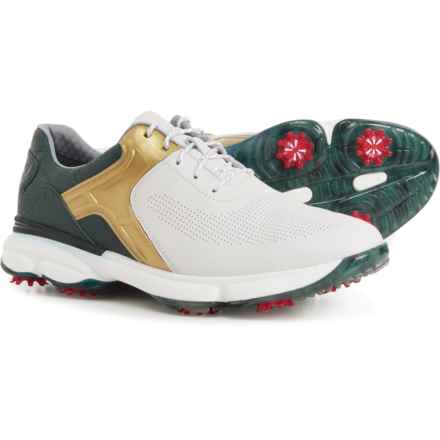 Johnston & Murphy XC4® GT2-Luxe Golf Shoes - Waterproof, Leather (For Men) in White/Green