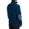 6351K_2 Johnstons of Elgin Button Turtleneck Sweater - Elbow Patches, Cashmere (For Men)