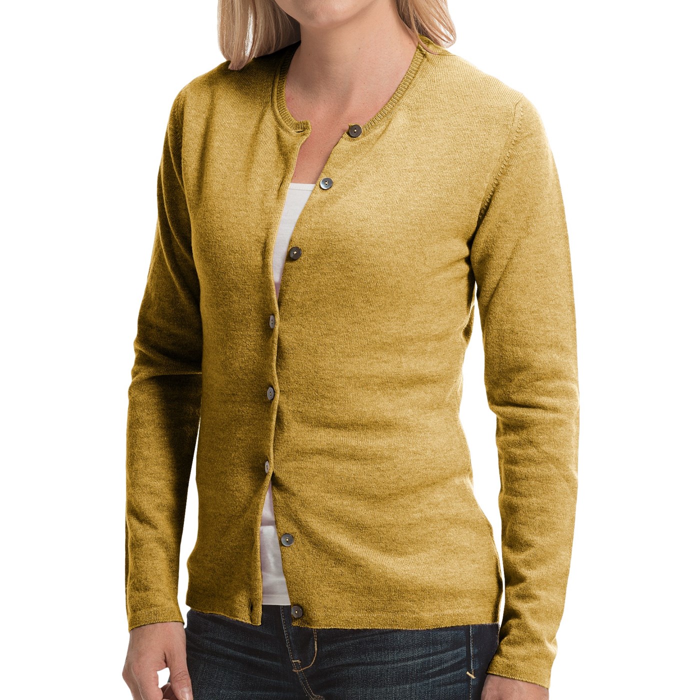 Johnstons of Elgin Cashmere Cardigan Sweater (For Women)