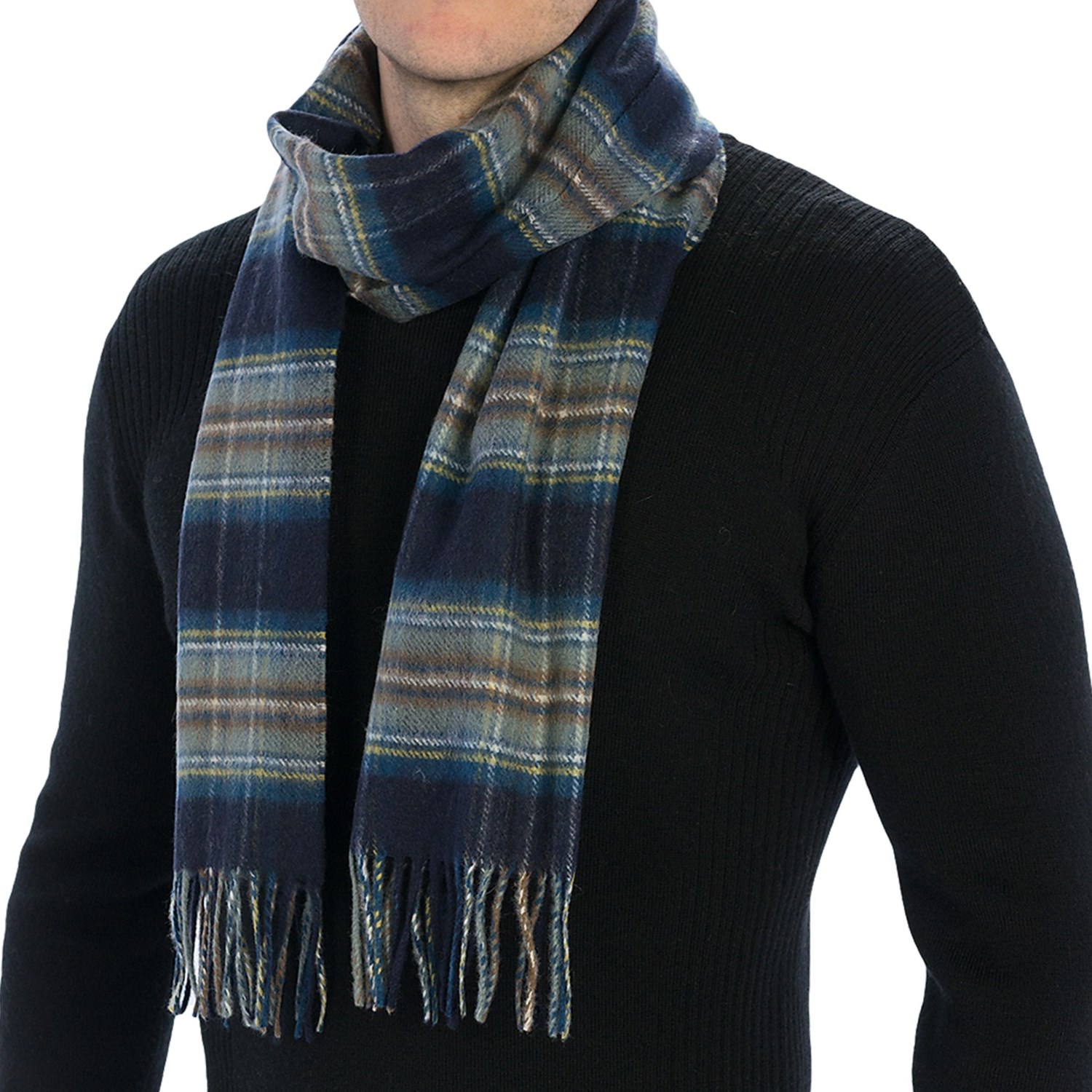 Johnstons of Elgin Cashmere Scarf (For Men and Women) in Ku065000 Holyrood