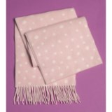 Johnstons of Elgin Fringed Scarf - Merino Wool-Cashmere (For Women)