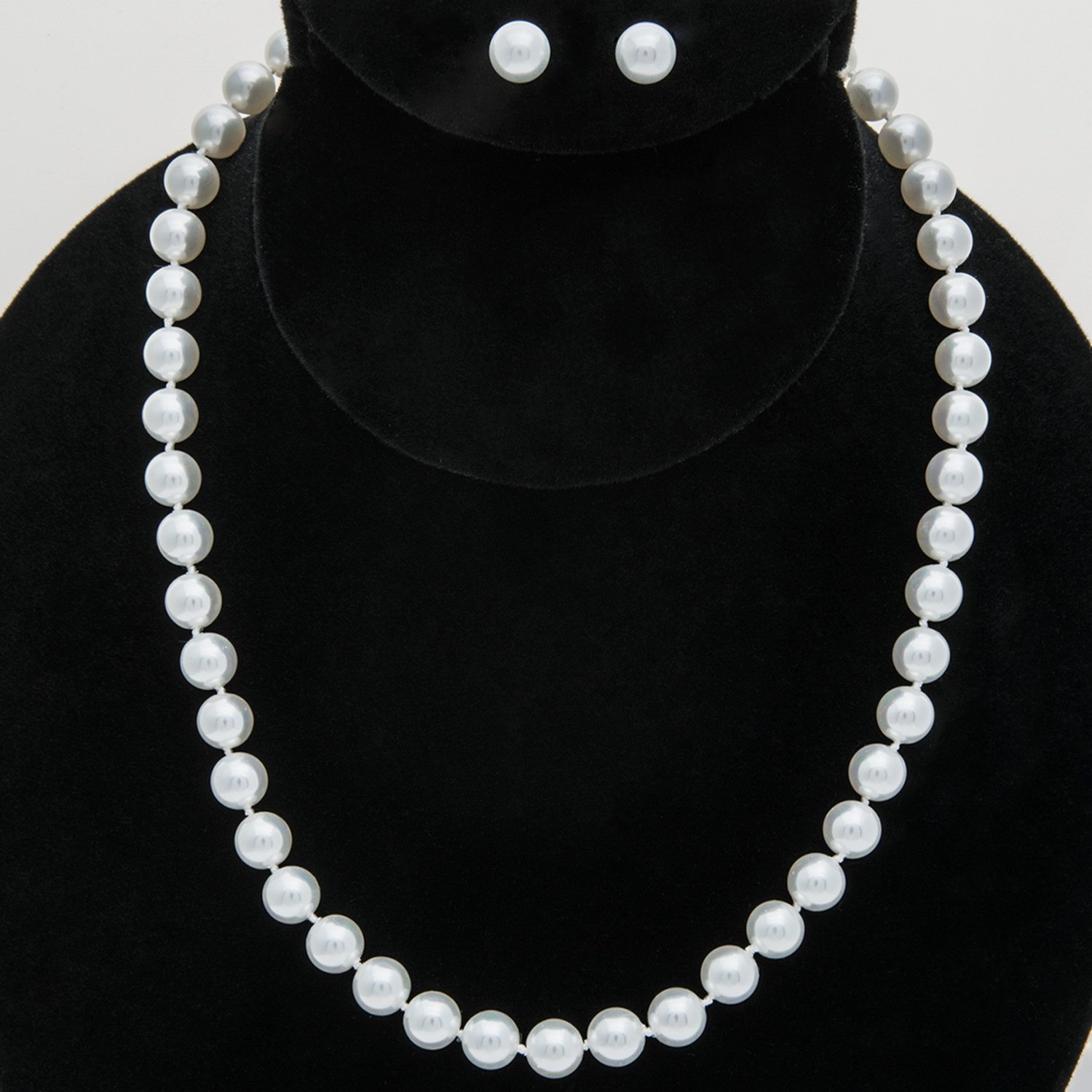 Joia De Majorca Necklace and Earring Set - Manmade Pearl - Save 54%