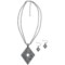 7286D_2 Jokara Celtic Knot Necklace and Earring Set