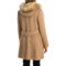 138KH_2 Jonathan Michael Camel Hair Coat - Toggle Front (For Women)