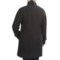 137CJ_2 Jones New York Mock Neck Coat - Wool (For Plus Size Women)