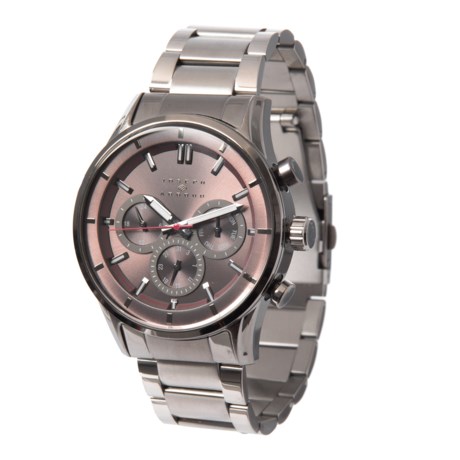 Joseph Abboud Chronograph Watch For Men Save 33 Joseph Abboud Chronograph Watch Metal Bracelet For Men In Grey