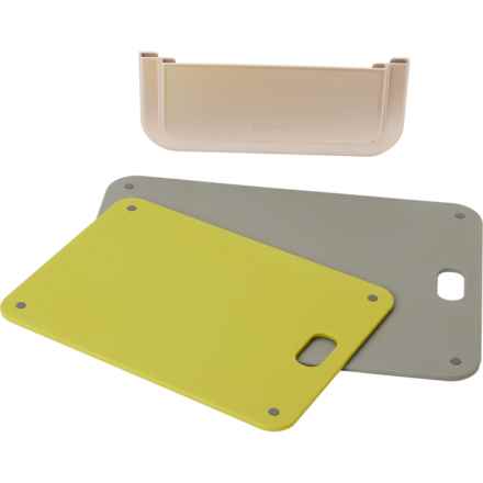Joseph Joseph DoorStore Chopping Board Set with In-Cupboard Storage - 2-Piece in Multi