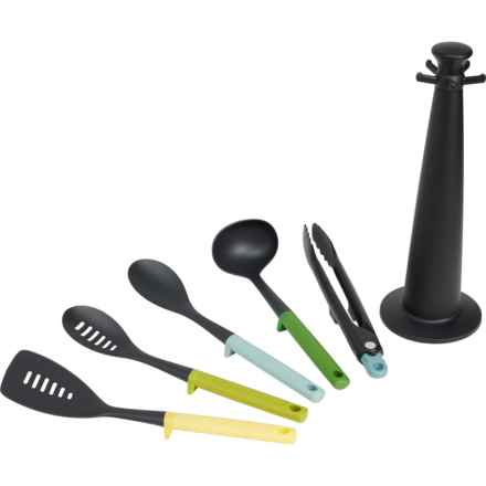 Joseph Joseph Duo Utensil Set with Stand - 5-Piece in Multi