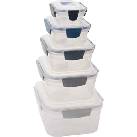 Joseph Joseph Editions Nest and Lock Storage Set - 10-Piece in Clear Blue
