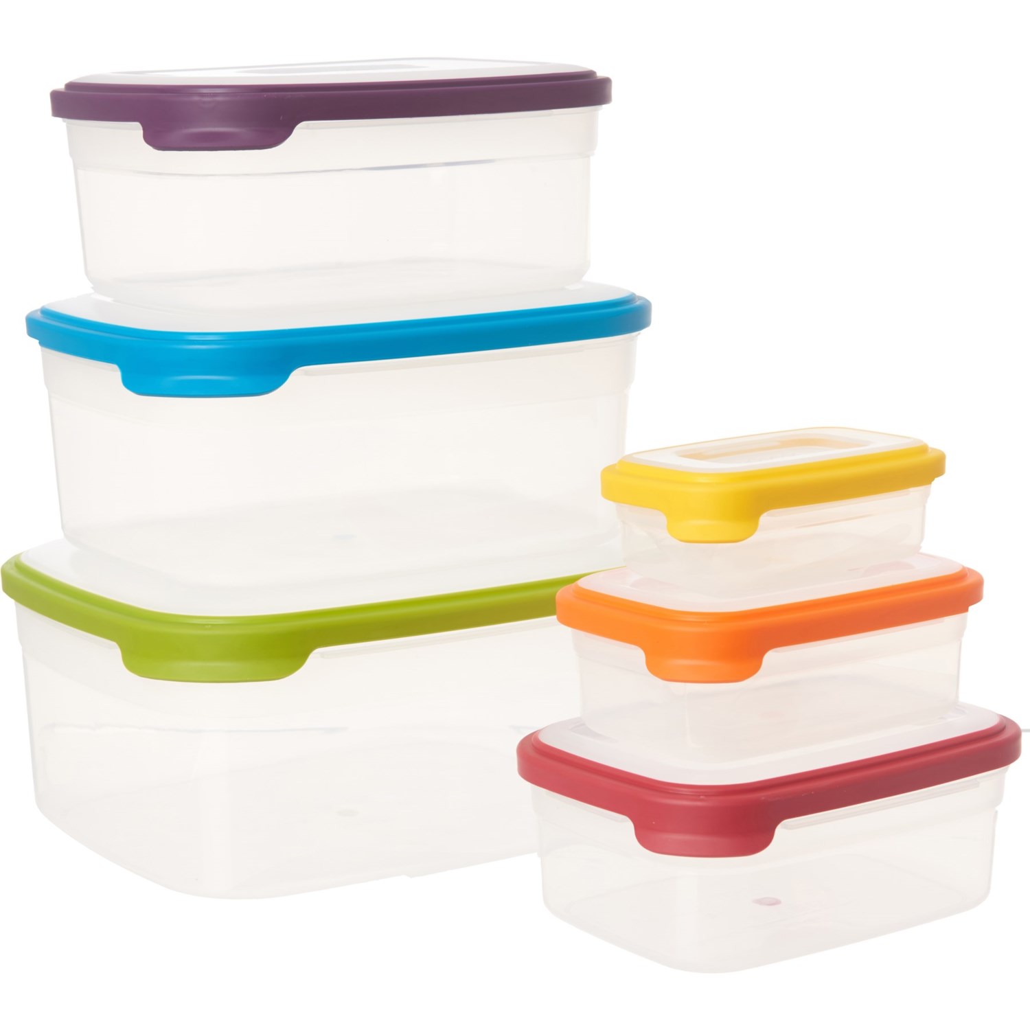 Joseph Multicolored Nest Lock Food Storage Containers 12 Piece