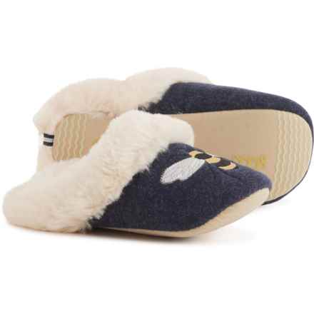 Joules Bee Luxe Scuff Slippers (For Women) in Bee
