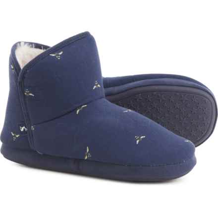 Joules Bees Cabin Slippers (For Women) in Navy Bees