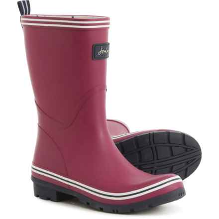 Joules Coastal Rain Boots - Waterproof (For Women) in Red Berry