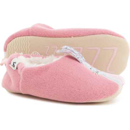 Joules Girls Bunny Slippers in Pink Bunny