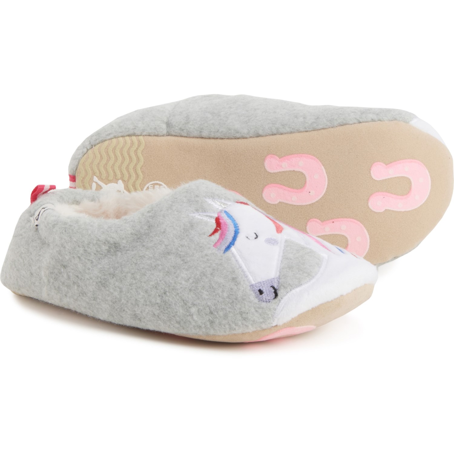 Joules Girls Rainbow Horse Slippers - Save 68%