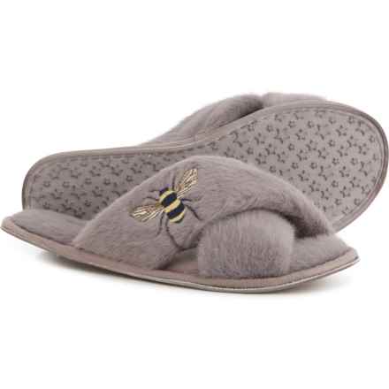 Joules Honey Slippers (For Women) in Grey