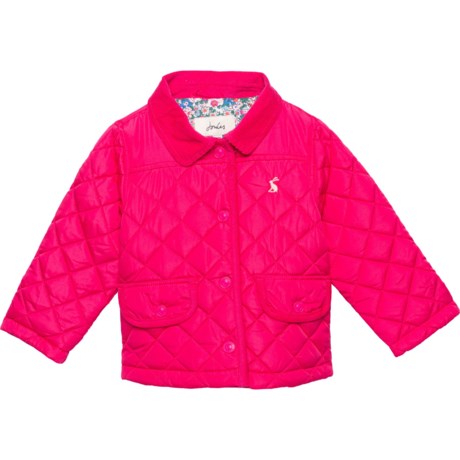 Joules baby on sale girl quilted jacket