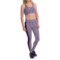 9940W_2 Just One Fitness Marled Leggings (For Women)