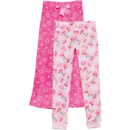 Just Pajamas Girls Pajama Pants - 2-Piece in Pink