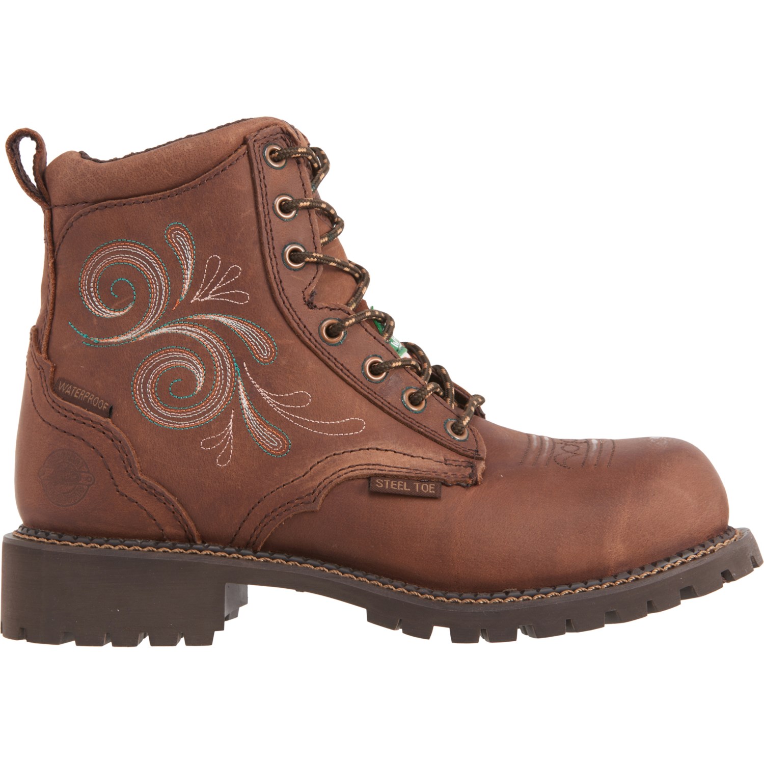 justin safety toe work boots