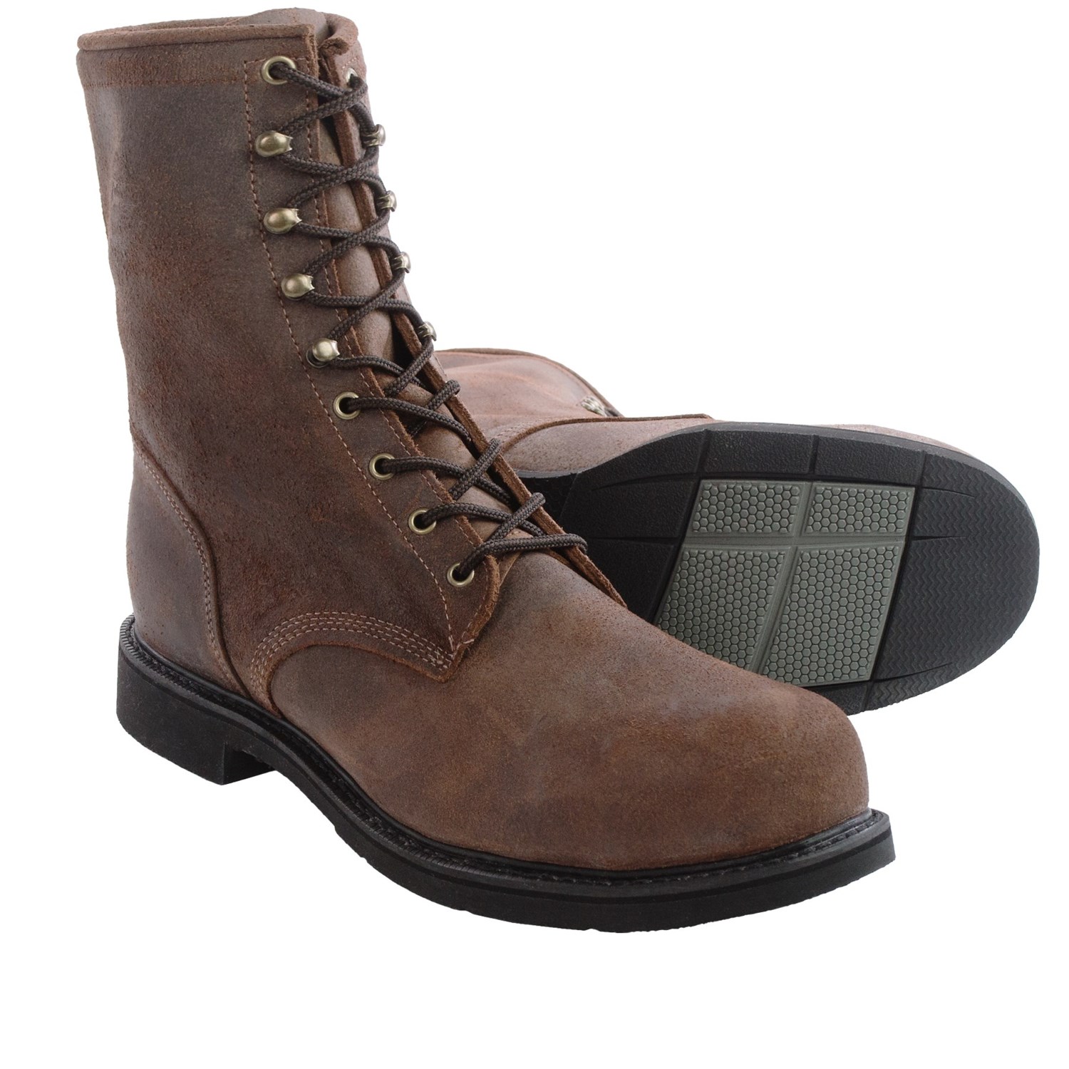 synthetic leather work boots