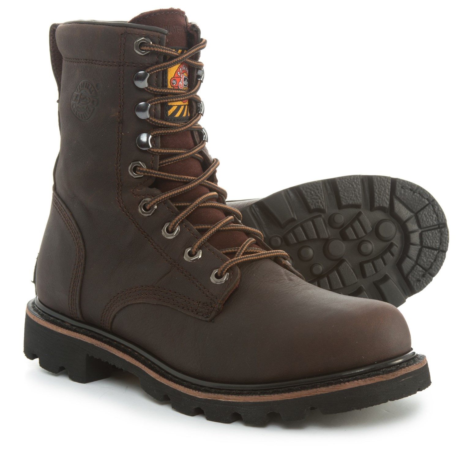 Justin Boots Miner Leather Work Boots (For Men) - Save 33%