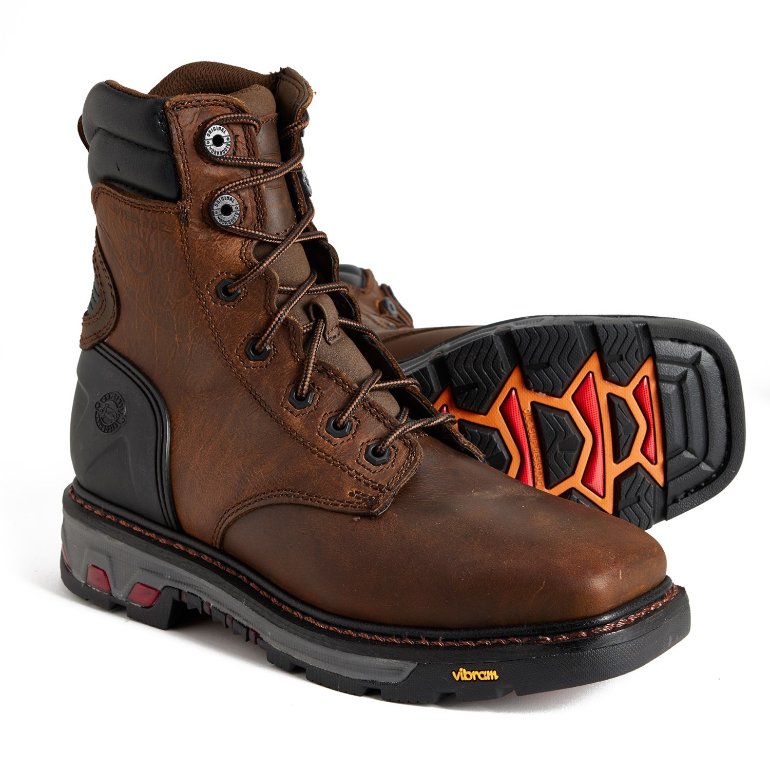 Justin Boots Pipefitter 8” Lace-Up Work Boots (For Men) - Save 60%