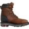 3TXVX_5 Justin Boots Pipefitter 8” Lace-Up Work Boots - Waterproof, Leather, Steel Safety Toe (For Men)