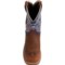 7JJRP_6 Justin Dusty 11” Western Work Boots - Waterproof, Leather, Wide Width (For Men)