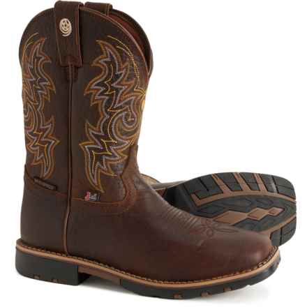 Justin Fireman 11” Cowboy Boots - Waterproof, Leather (For Men) in Brown