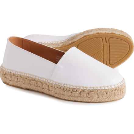 JUTELIA Made in Spain Espadrilles - Leather (For Women) in White