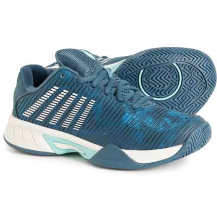 K-Swiss Boys Hypercourt Express 2 Sneakers in Blue/White/Moonstruck