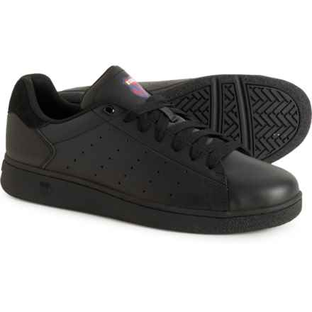 K-Swiss Classic PF Sneakers - Leather (For Men) in Black/Black