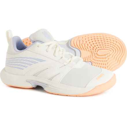 K-Swiss Girls Speed Trac Sneakers in White/Onyx/Peach Fuzz