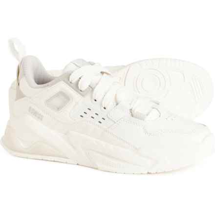 K-Swiss Techna Trainer Cross-Training Sneakers - Leather (For Women) in Sail White/Taupe/Gray