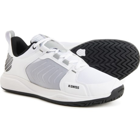 K-Swiss Ultrashot Team Tennis Shoes (For Men) in White/Black/High Rise