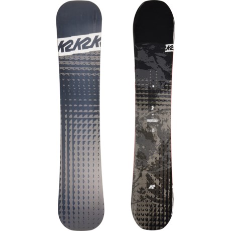 K2 2021 Raygun Snowboard (For Men and Women) in Black/Grey