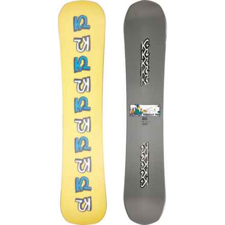 K2 2022 Twin World Peace Wide Snowboard (For Men and Women) in Grey