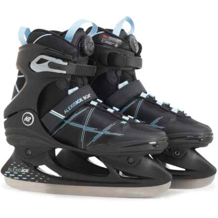 K2 Alexis Ice BOA® Ice Skates - Insulated (For Women) in Black/Blue