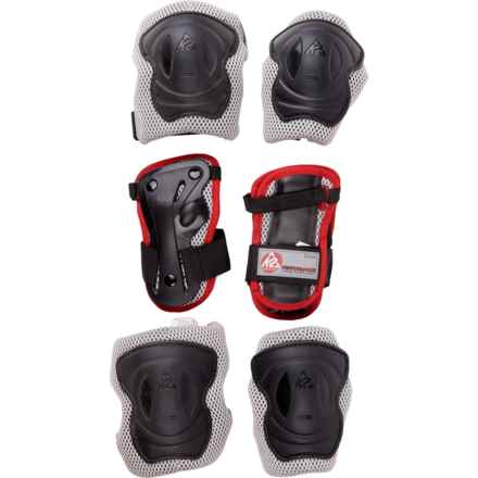 K2 High-Performance Protection Pad Set - 3-Piece (For Men) in Black